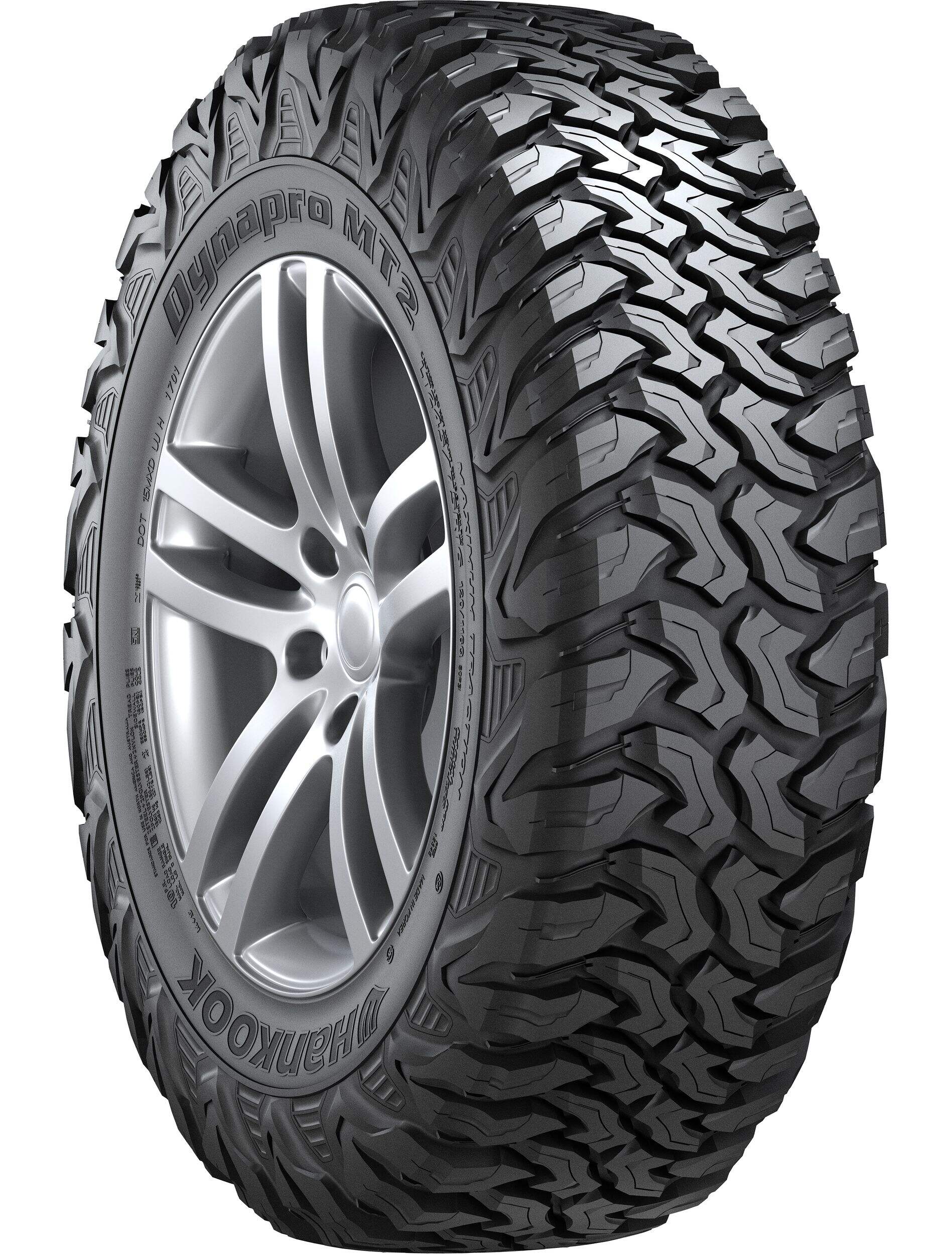 Hankook Dynapro MT2 Off-Road Tire - Flotation, Anti-Puncture Front_Three_Fourths_Angled_Right