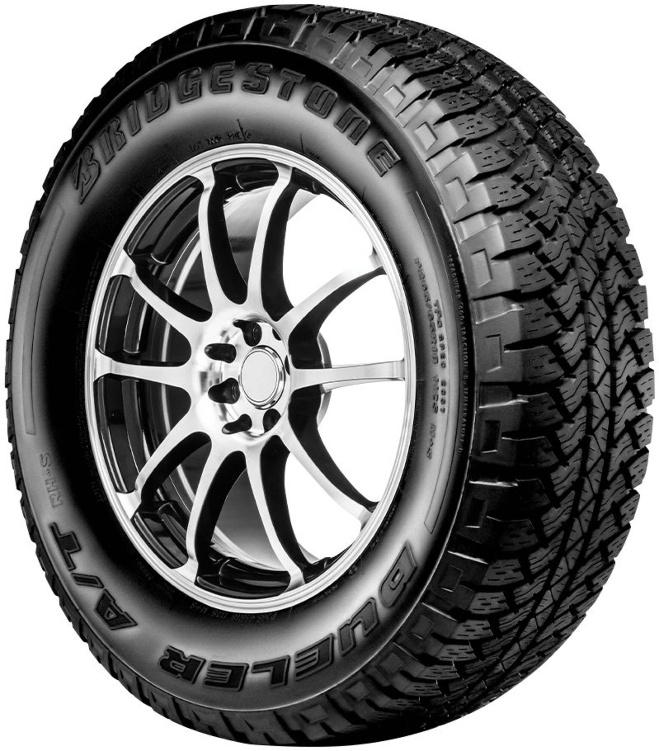 Bridgestone Dueler A/T RH-S All Terrain Tire For Truck & SUV Front_Angled_Right