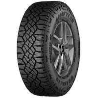 Goodyear Wrangler Duratrac RT Tire - Flotation, Off Road Front_Three_Fourths_Angled_Left