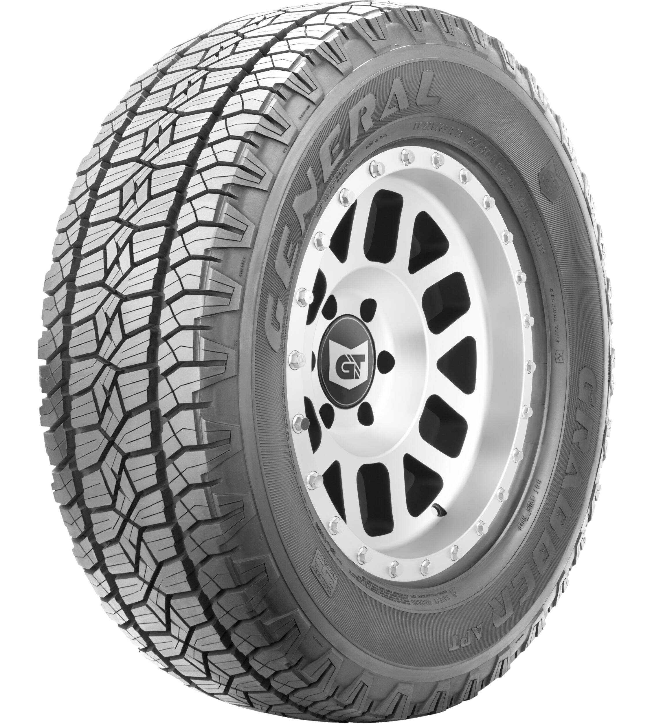 General Grabber™ APT General Tire For Truck & SUV, All-Season Front_Three_Fourths_Angled_Left