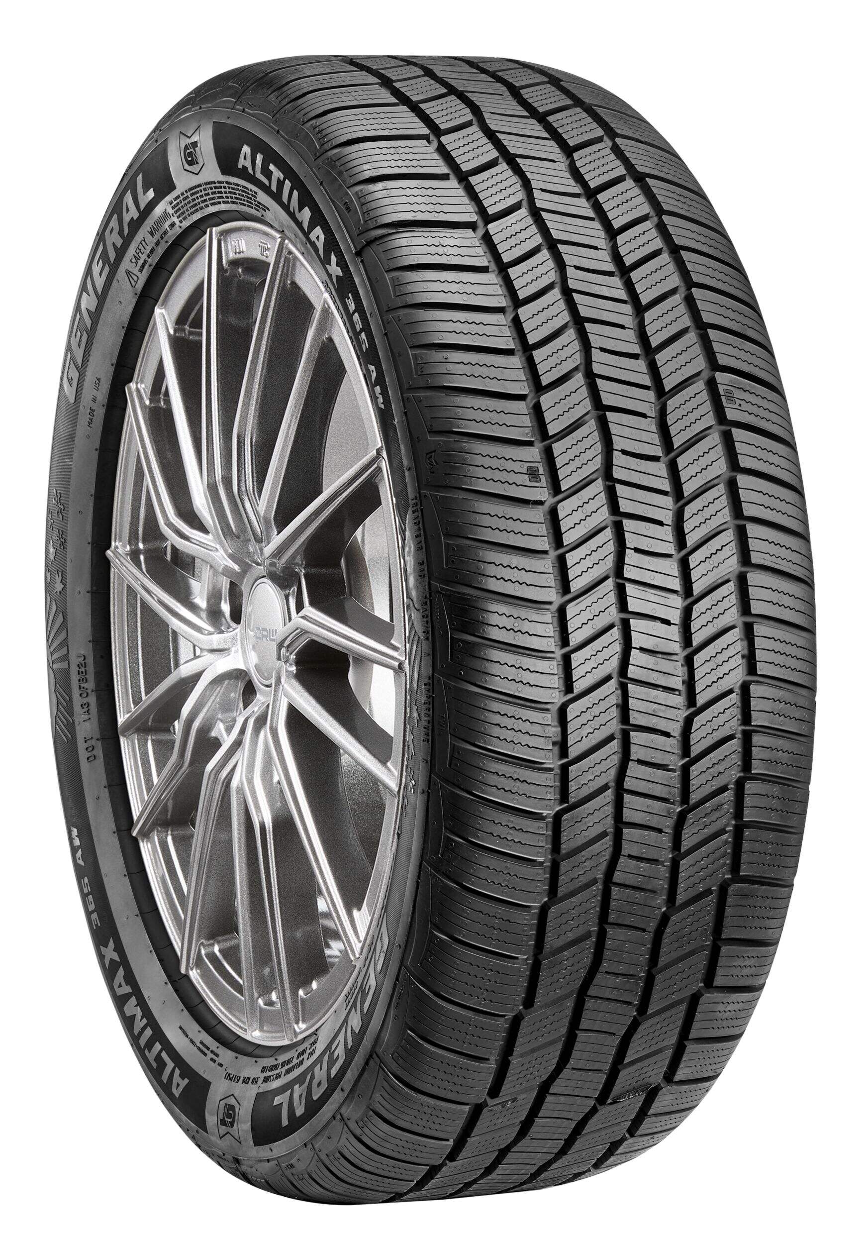 General Tire Altimax 365 AW All Weather Tire For Passenger & CUV Front_Three_Fourths_Angled_Right