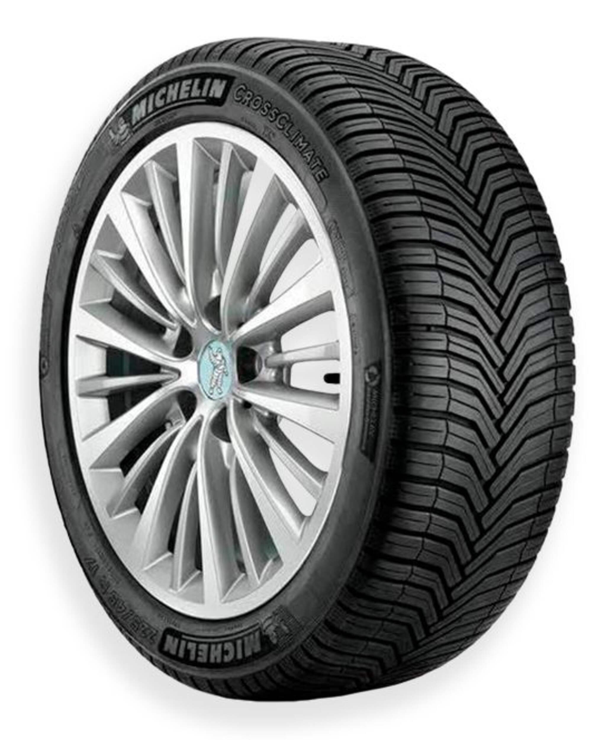 Pneu toute saison Michelin CrossClimate pour les véhicules de tourisme et les véhicules utilitaires multisegments Front_Three_Fourths_Angled_Right