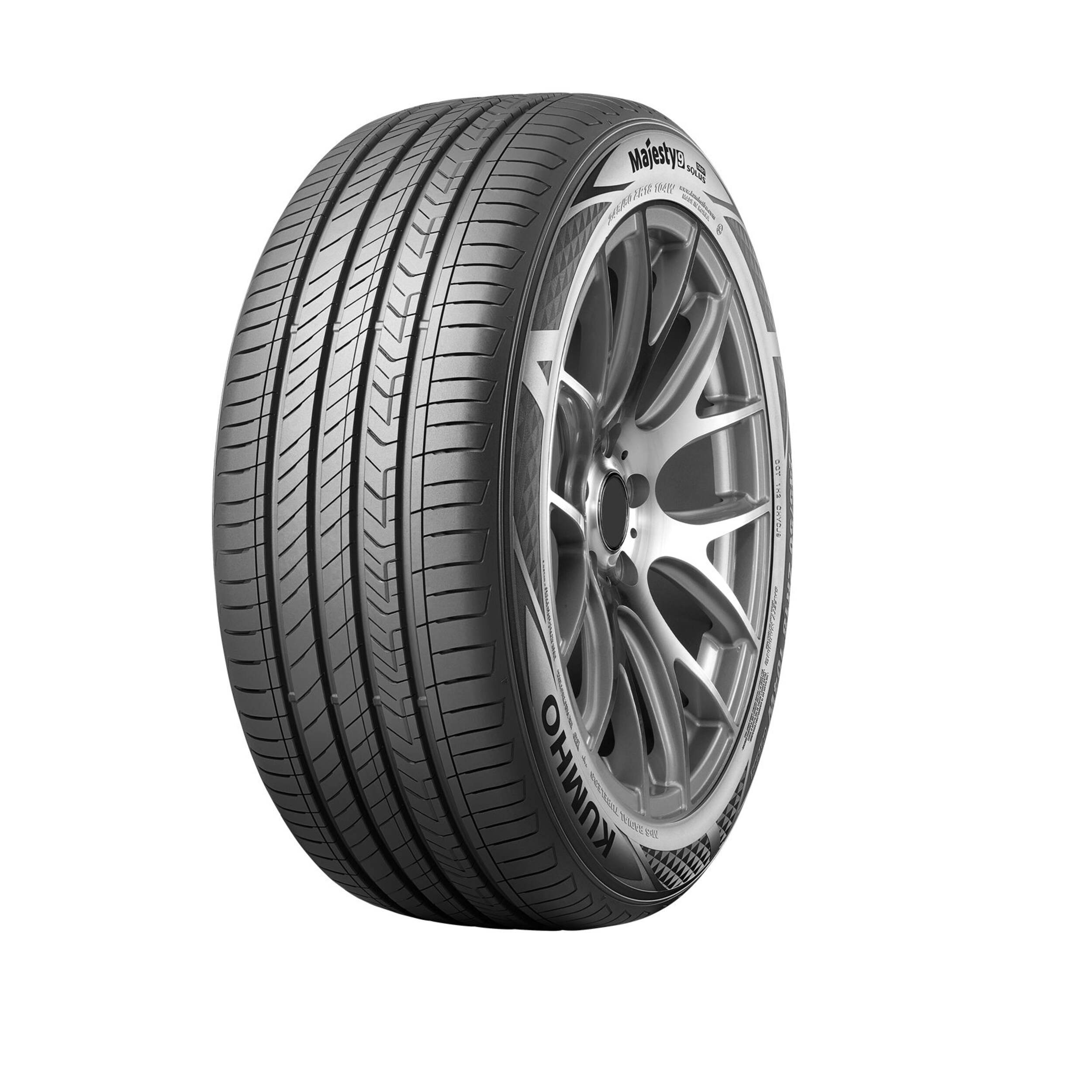 Kumho Majesty 9 Solus TA91 Tire for Passenger & CUV Front_Three_Fourths_Angled_Left