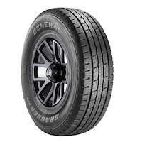 Pneu toute saison General Tire Grabber HTS60, cote sur l'autoroute Front_Three_Fourths_Angled_Right