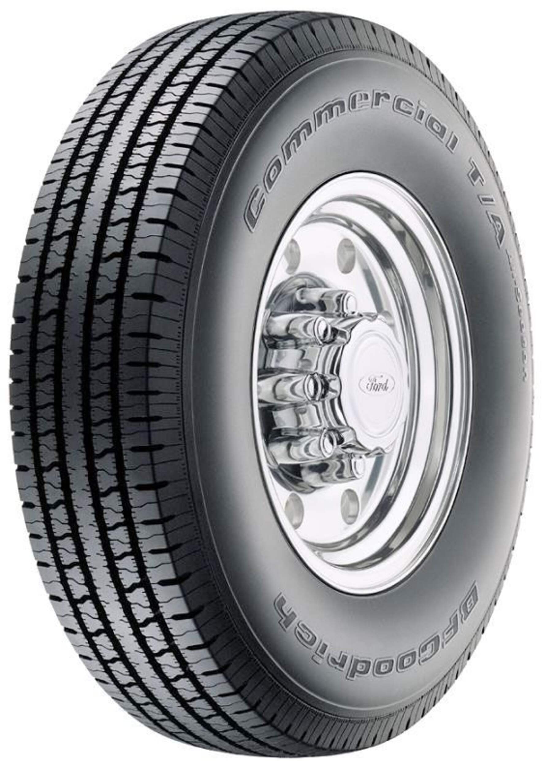 Pneu toute saison BFGoodrich Commercial T/A pour camion et VUS Front_Three_Fourths_Angled_Left
