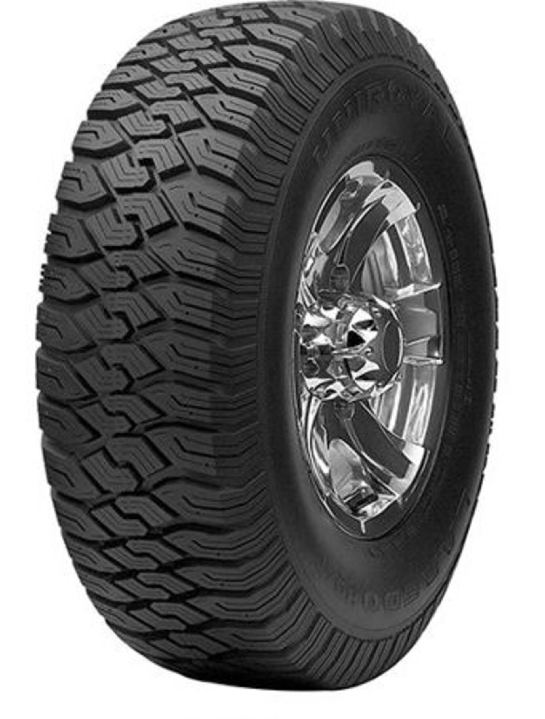 Uniroyal Laredo Cross Country All Season Tire For Light Truck & SUV Front_Three_Fourths_Angled_Left