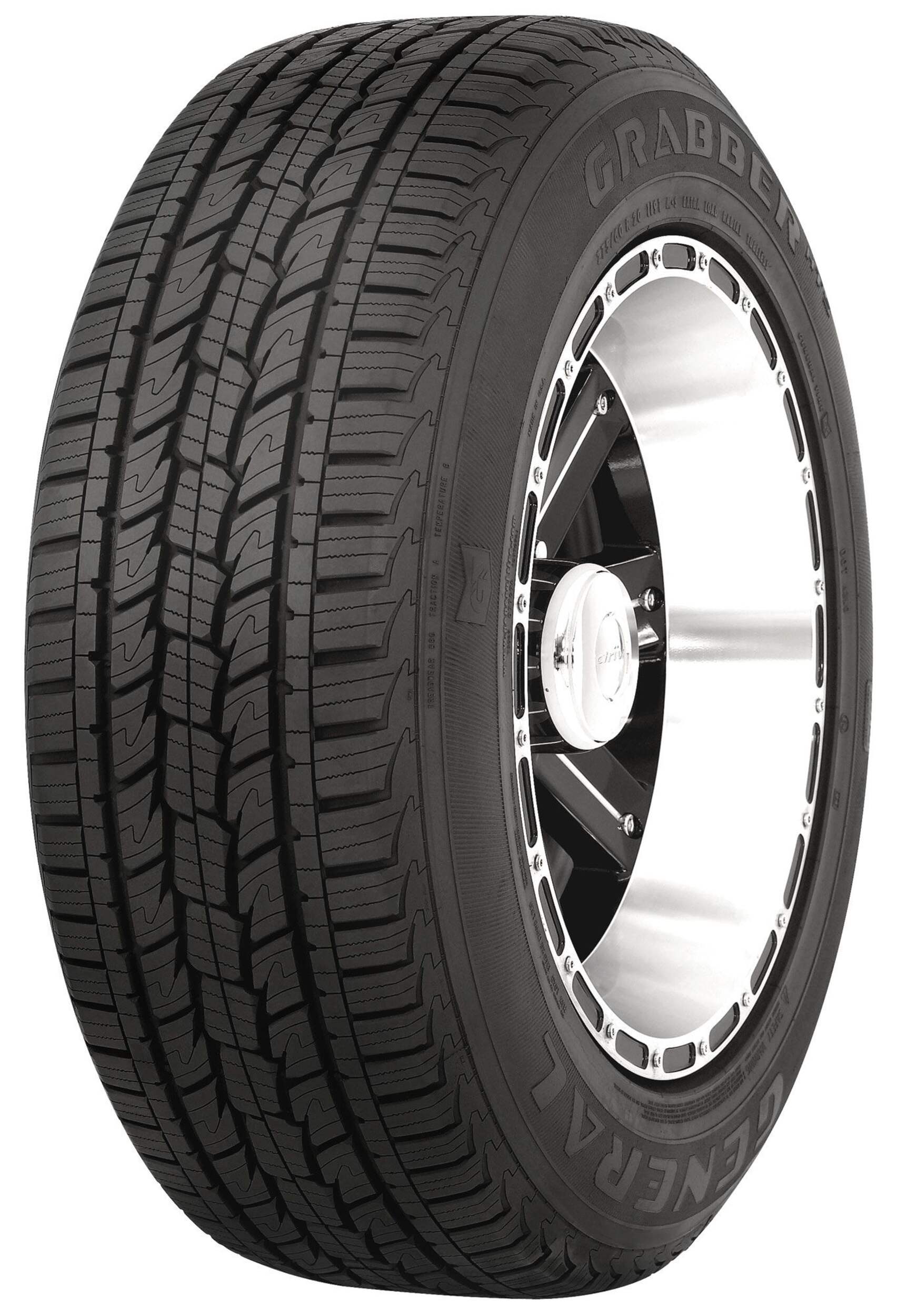 General Tire Grabber HTS60 All-Season Tire For Light Trucks & SUVs Front_Three_Fourths_Angled_Left