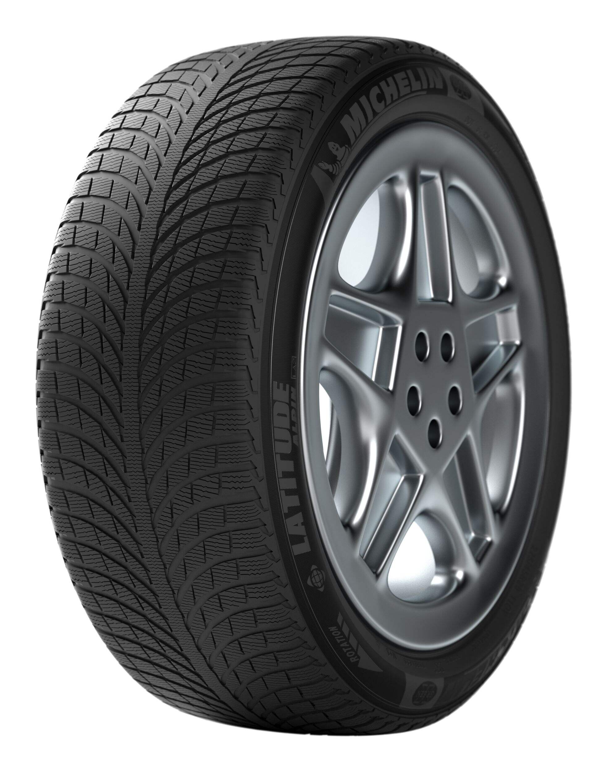 Michelin Latitude Alpin LA2 Winter Tire For Passenger & CUV Front_Three_Fourths_Angled_Left