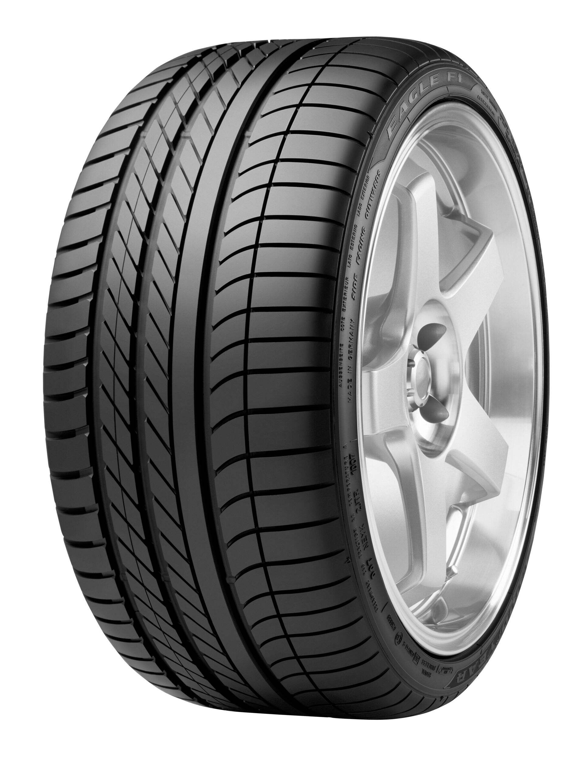 Goodyear Eagle F1 Asymmetric SUV Tire Front_Three_Fourths_Angled_Left