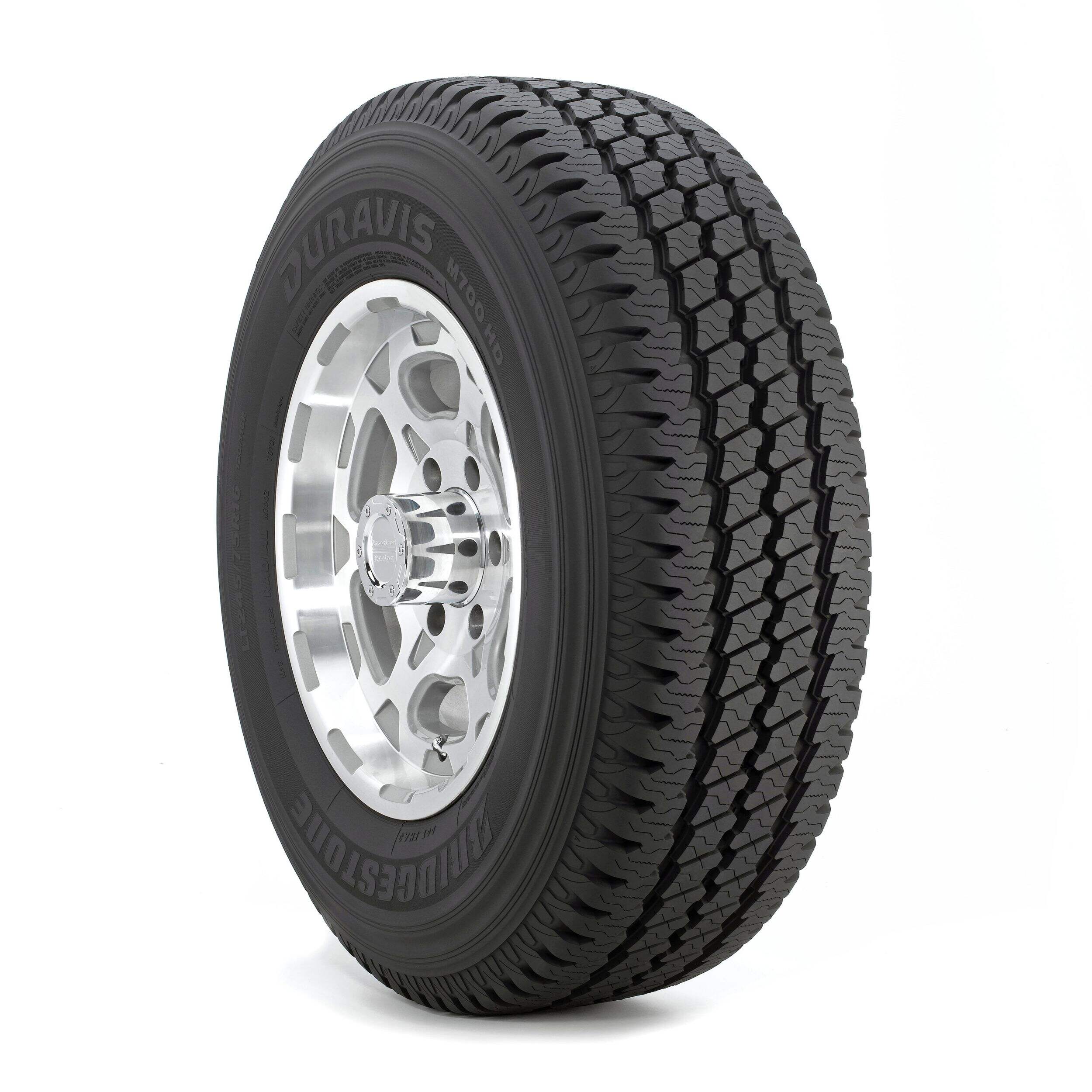 Bridgestone Duravis M700 HD All Season Tire For Truck & SUV Front_Three_Fourths_Angled_Right