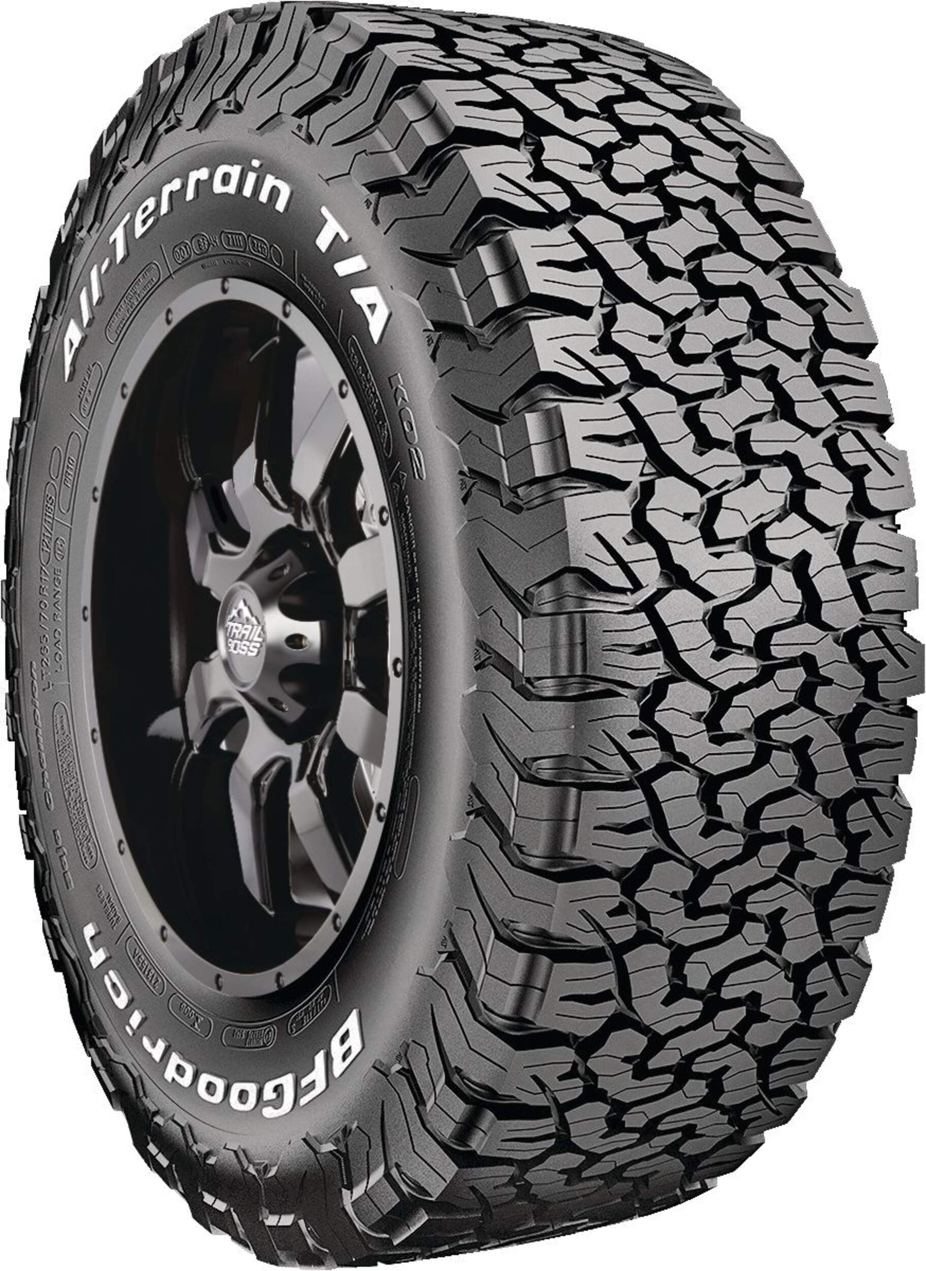 BFGoodrich All-Terrain T/A KO2 Tire For Truck & SUV Front_Three_Fourths_Angled_Right