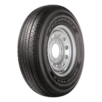 Goodyear Endurance Trailer Tire Front_Three_Fourths_Angled_Left