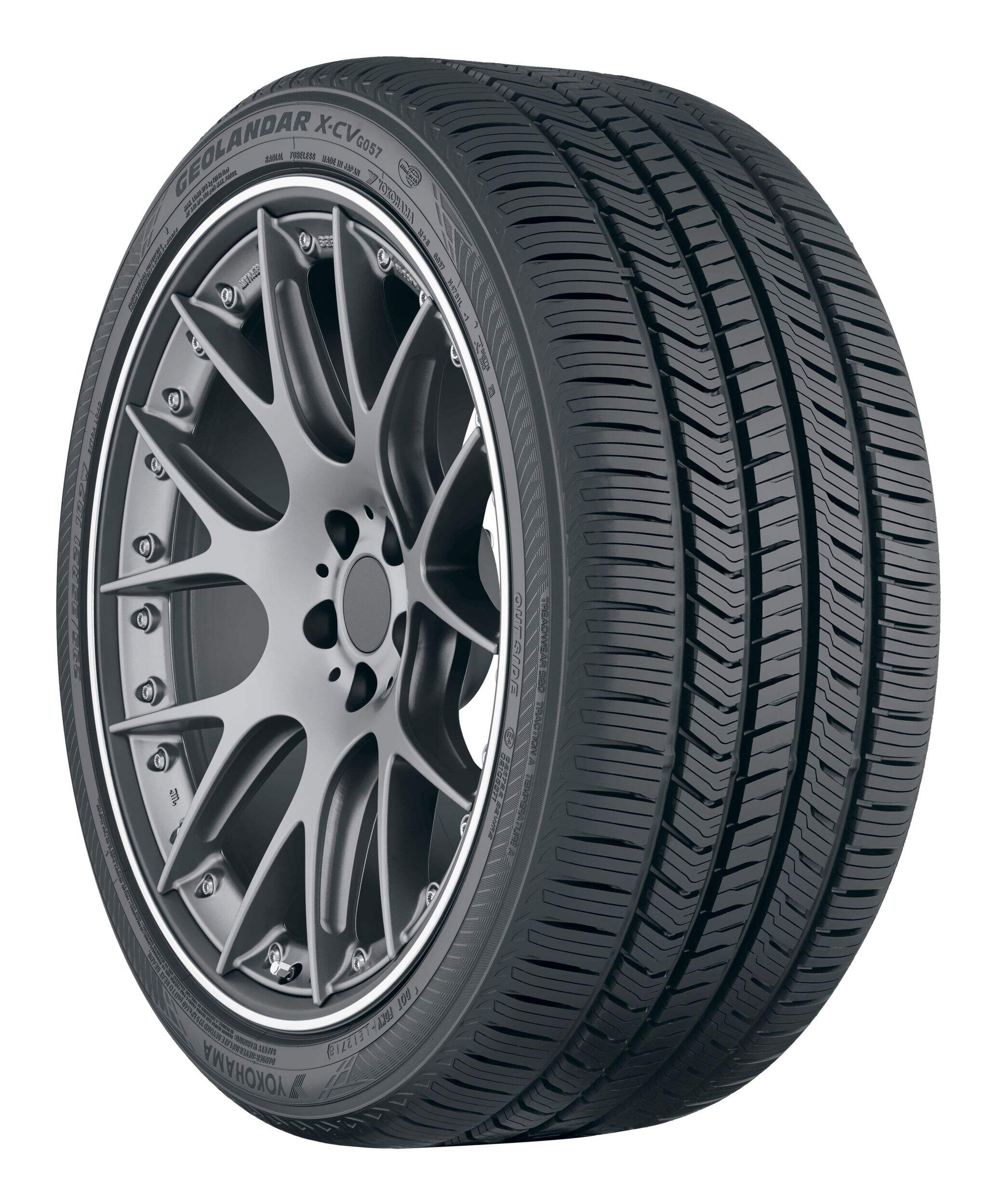Yokohama Geolandar X-CV All Season Tire For Passenger & CUV Front_Three_Fourths_Angled_Right