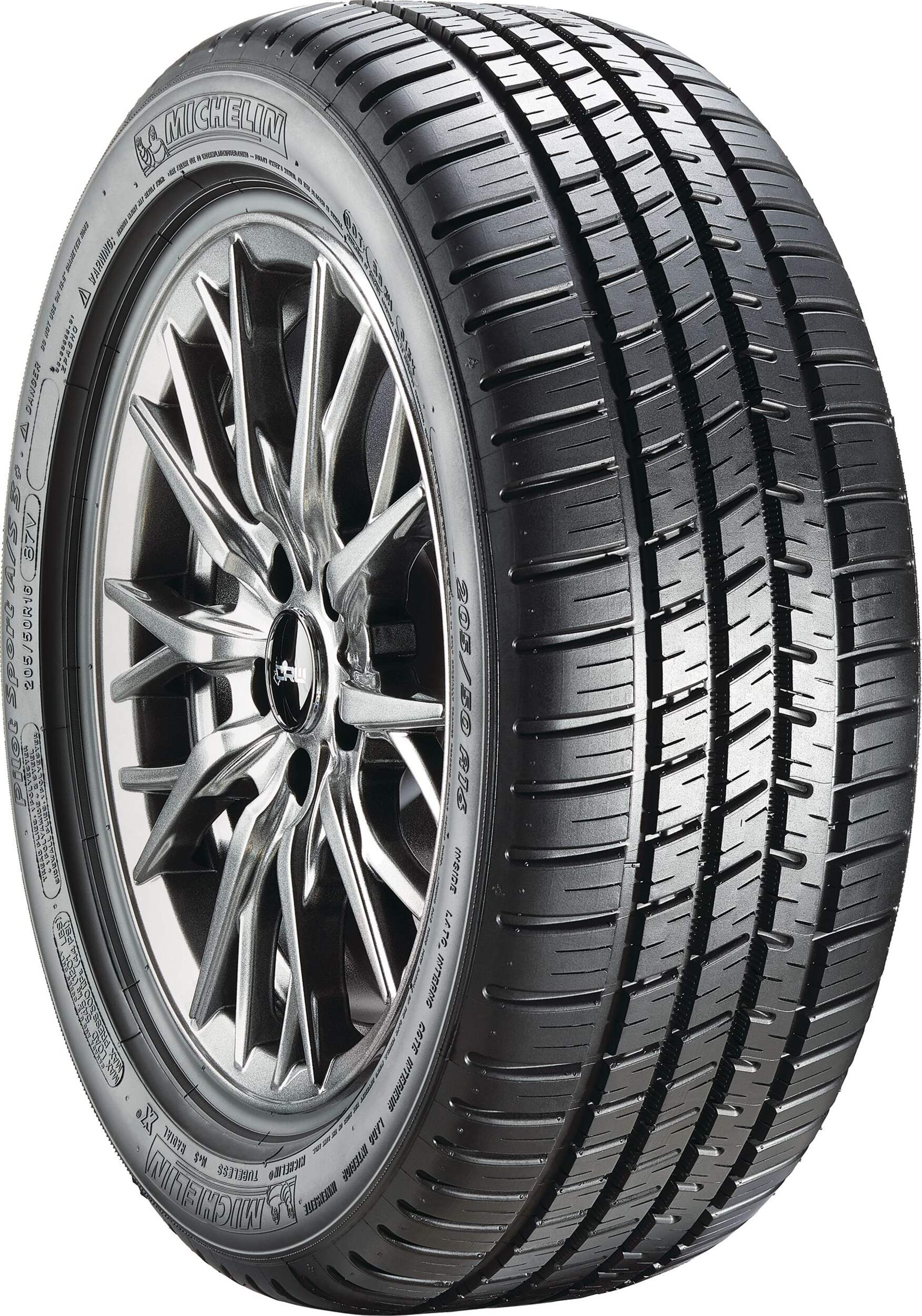 Michelin Pilot Sport A/S 3+ Performance Tire For Passenger & CUV Front_Three_Fourths_Angled_Right