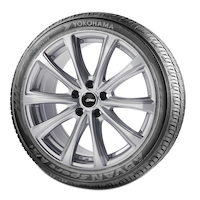 Yokohama Advan Sport A/S+ Performance Passenger & CUV Tires Front_Angled_Right