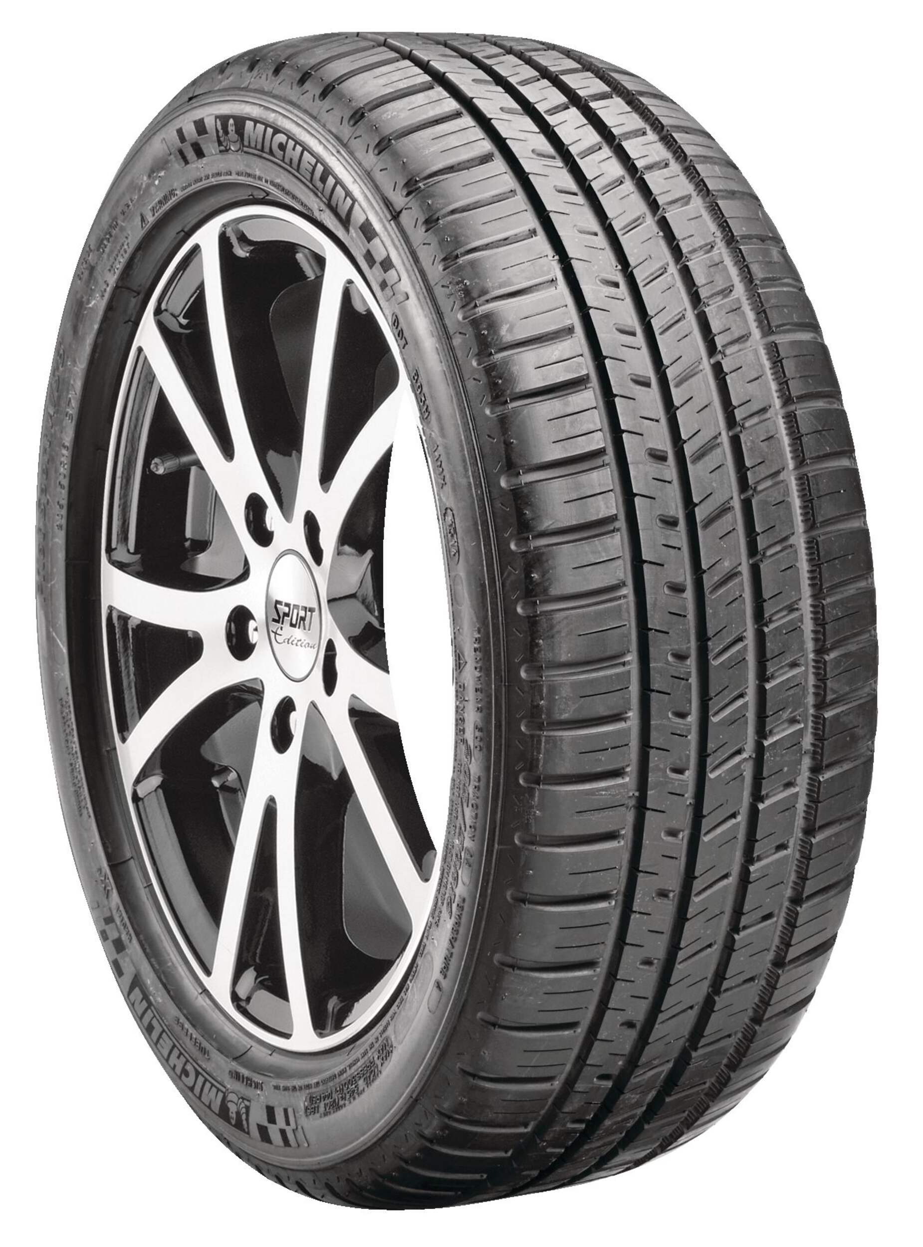 Michelin Pilot Sport A/S Plus Performance Tire For Passenger & CUV Front_Three_Fourths_Angled_Right