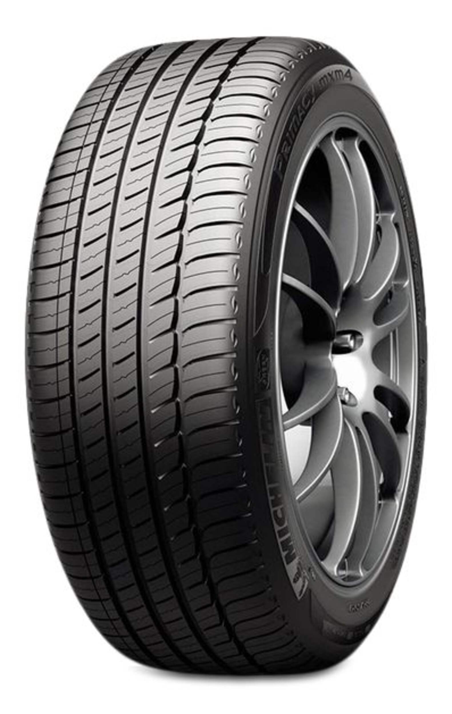 Pneu toutes saisons Michelin Primacy MXM4 pour véhicules électriques Front_Three_Fourths_Angled_Left