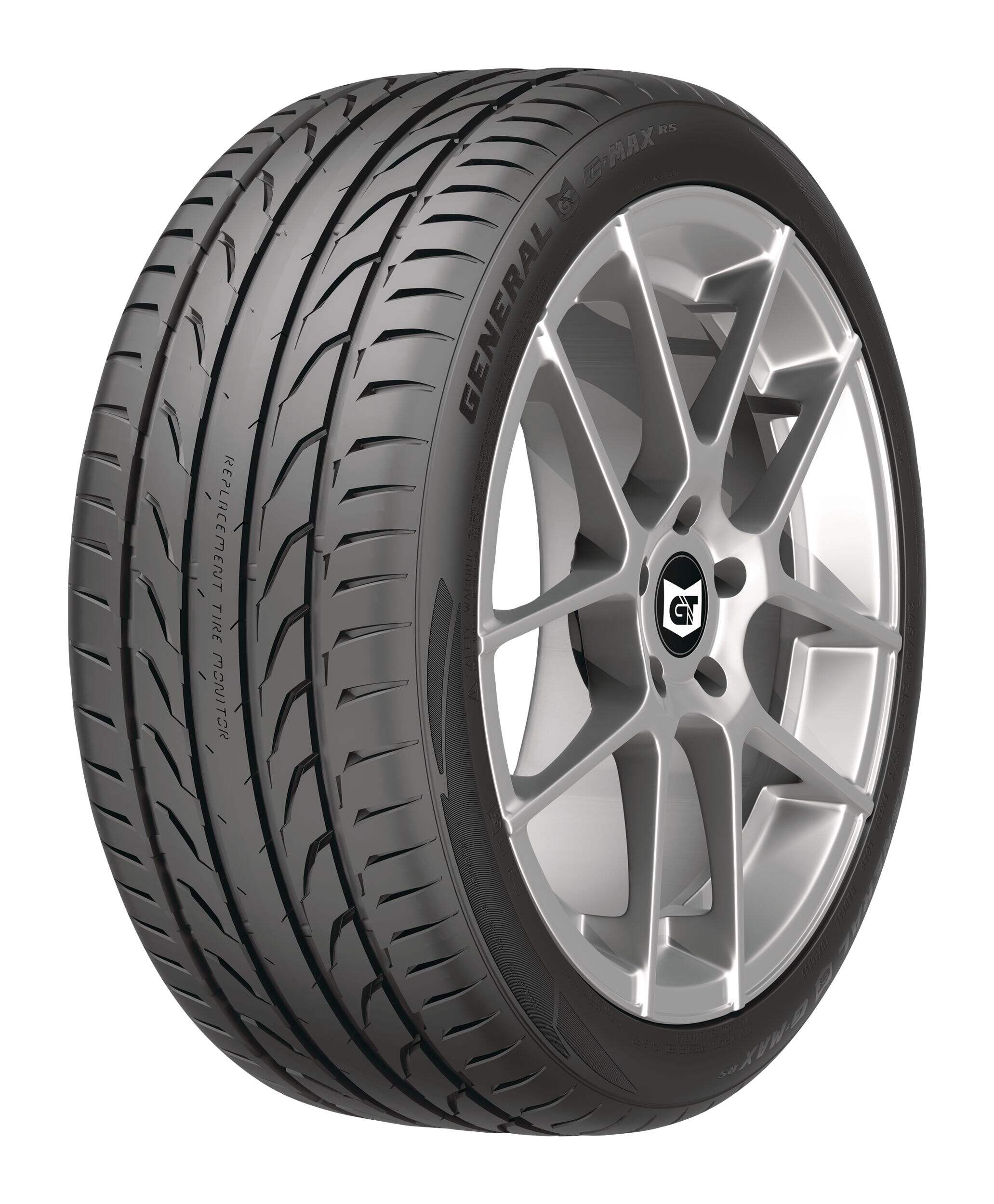 General G-Max RS Performance Tire For Passenger & CUV Front_Three_Fourths_Angled_Left