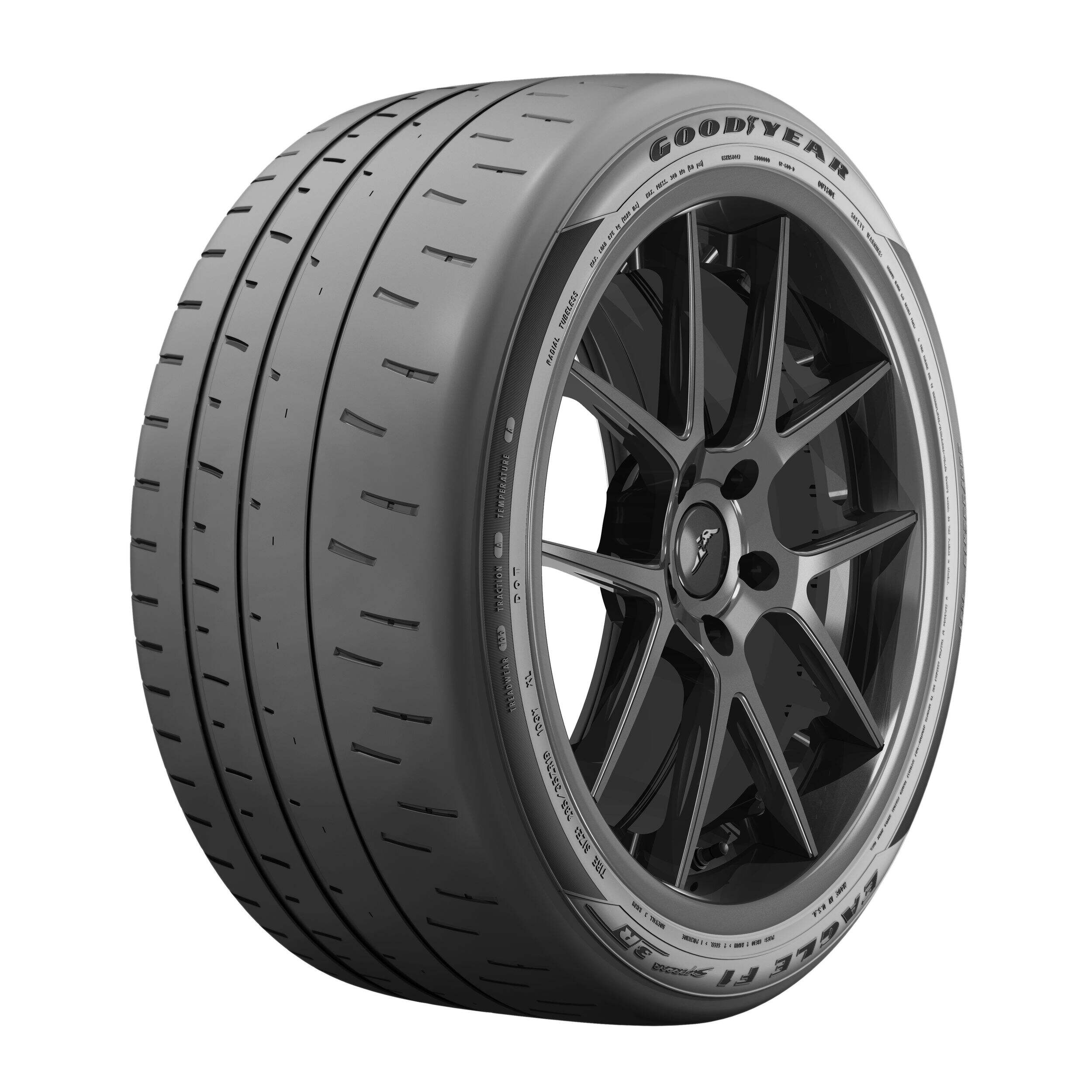 Goodyear Eagle F1 SuperCar Performance Tire For Passenger & CUV Front_Three_Fourths_Angled_Left