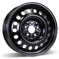 RSSW Steel Wheel/Rim, Gloss Black Front_Angled_Left