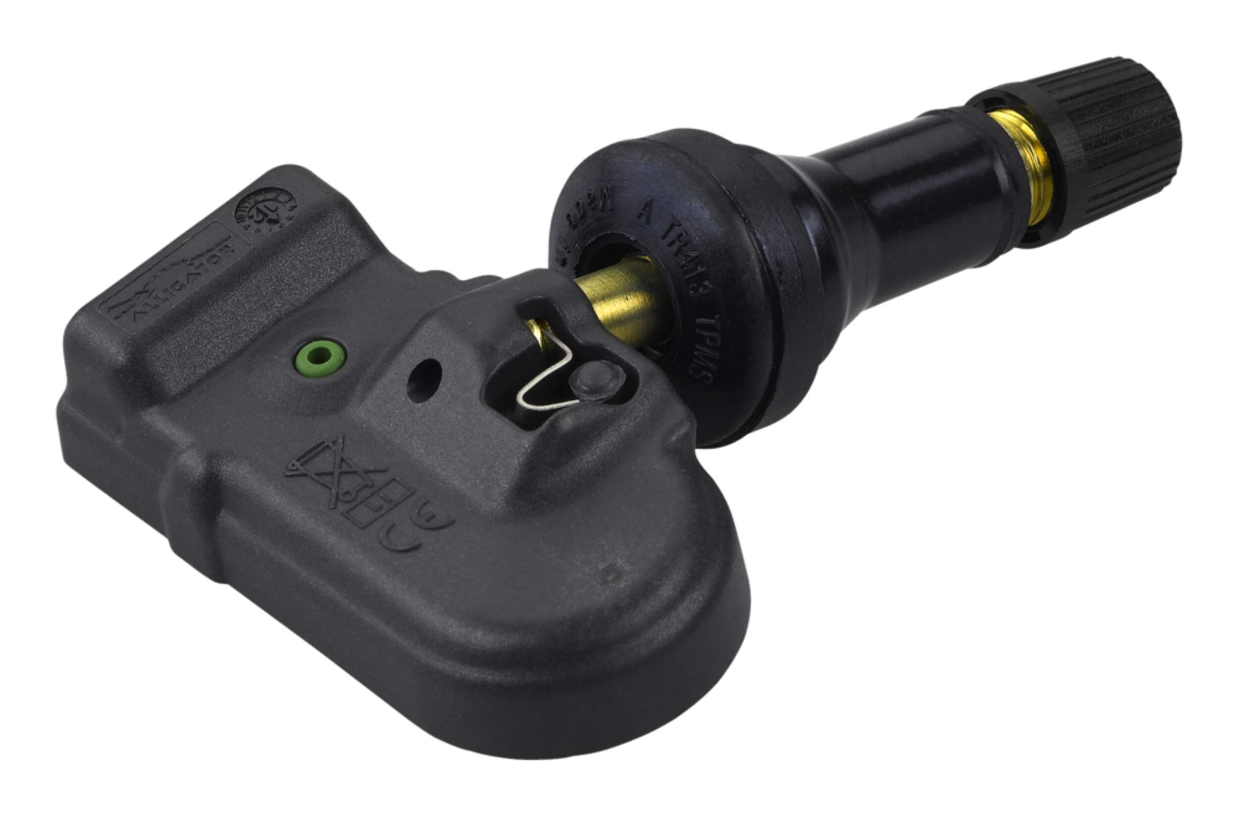 Alligator sens.it RS2 Tire Pressure Monitoring System Sensor with Snap Valve - TPMS Back_Angled_Right