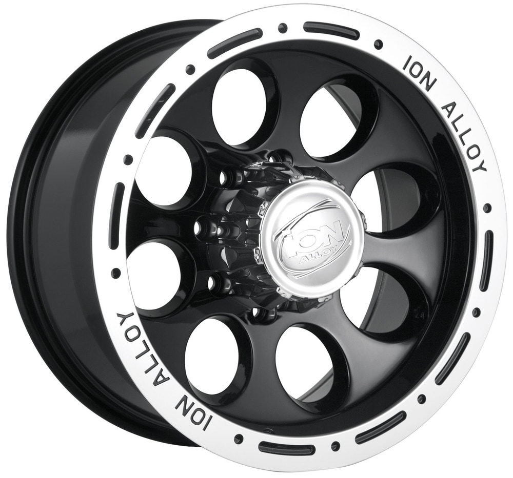 Ion Style 174 Alloy Wheel/Rim, Black w/Machined Lip Canadian Tire