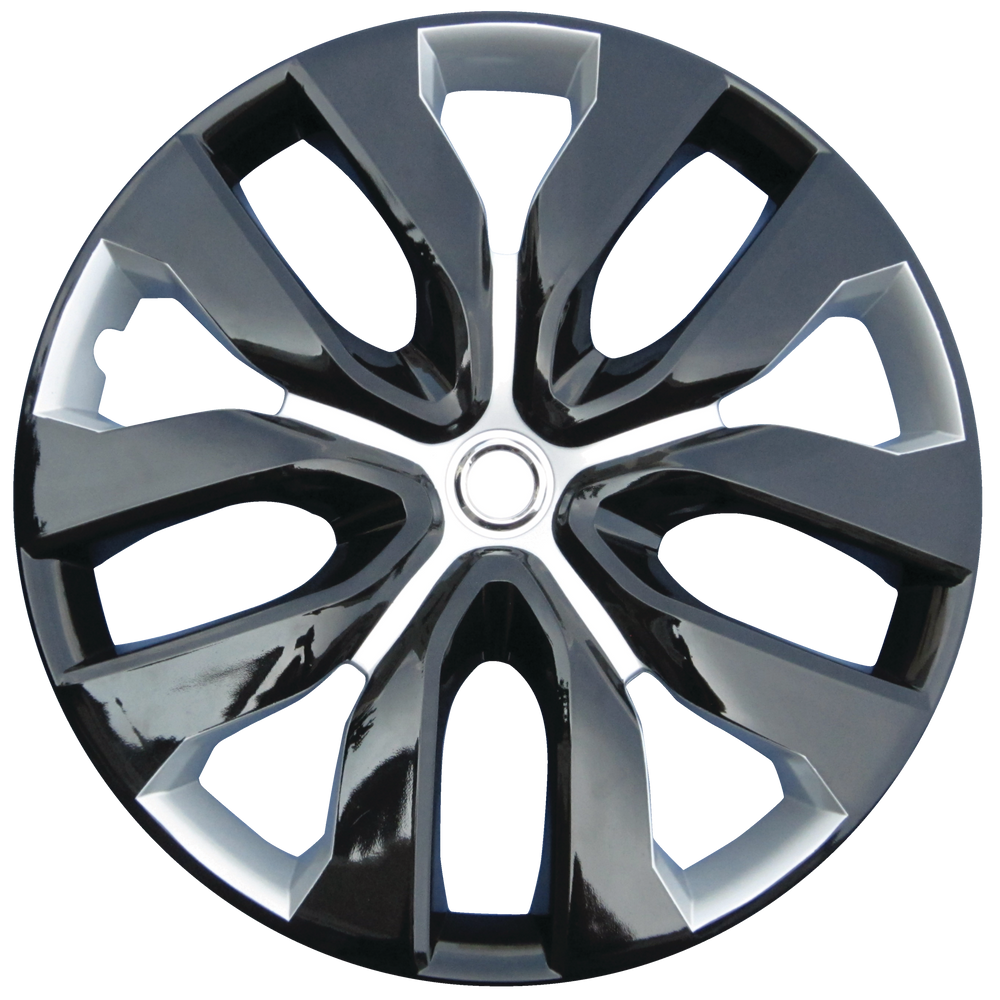 Alpena 58287 Le Mans Black-Silver Wheel Cover Kit 17-Inches Pack o - 3