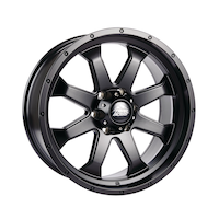 Trail Boss Outlaw Alloy Wheel/Rim for Truck & SUV, Satin Black Front_Angled_Left