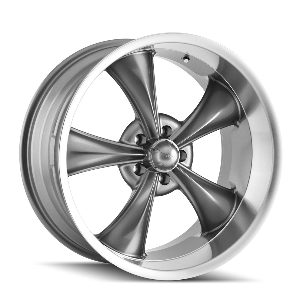 Ridler Style 695 B Alloy Wheel/Rim, Grey w/ Machined Ring Canadian Tire