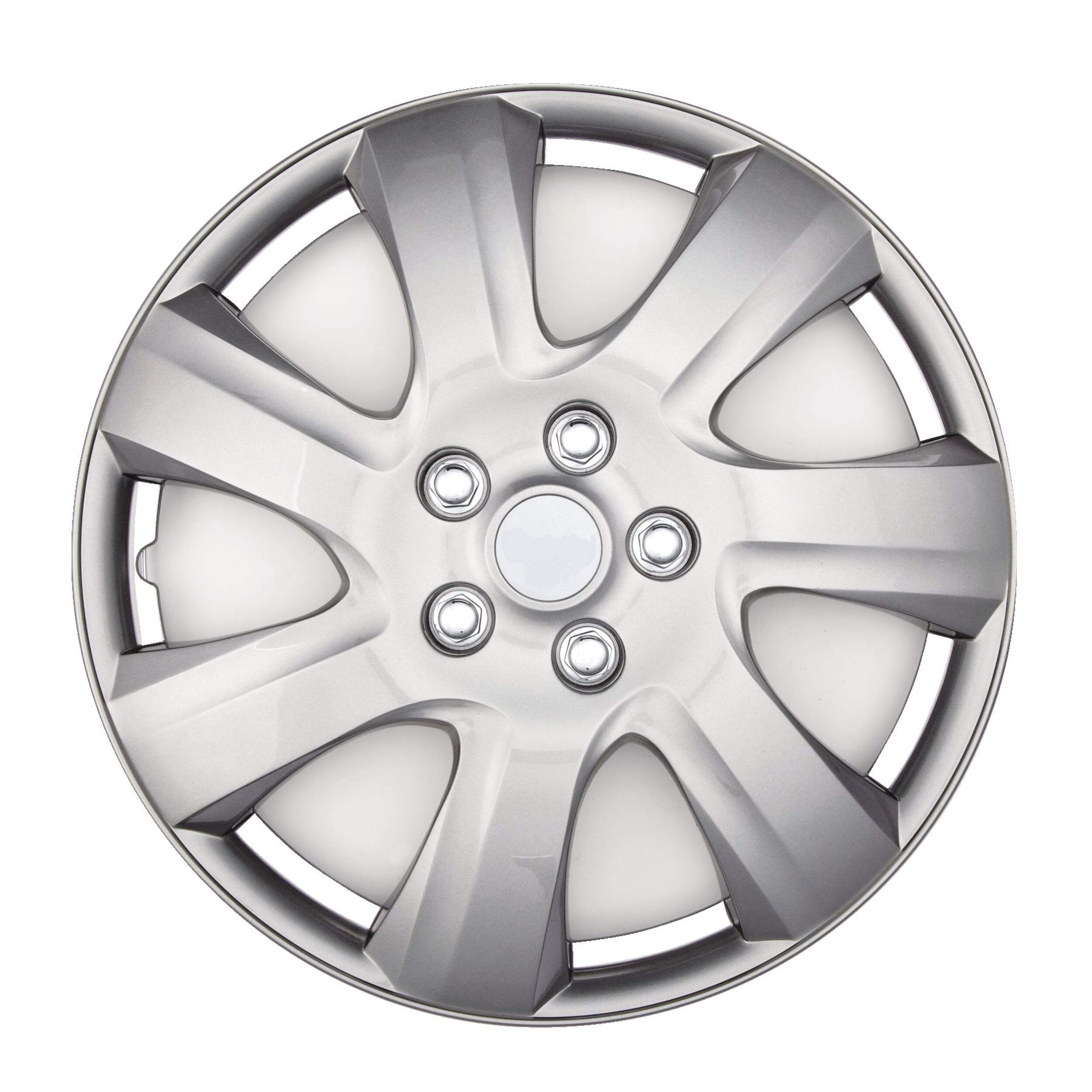 Enjoliveur de roue ,1021, gris métallisé, 16 po, paq. 4 Side_Left