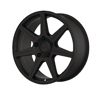 Envy Elite Alloy Wheel/Rim, Matte Black Front_Angled_Right