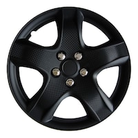 AutoTrends Wheel Cover, 998, Matte Black, 18-in, 4-pk Side_Left