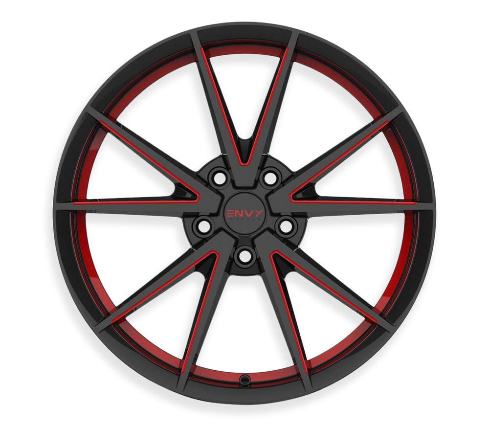 Envy EV10 Alloy Wheel/Rim, Black/Red Canadian Tire