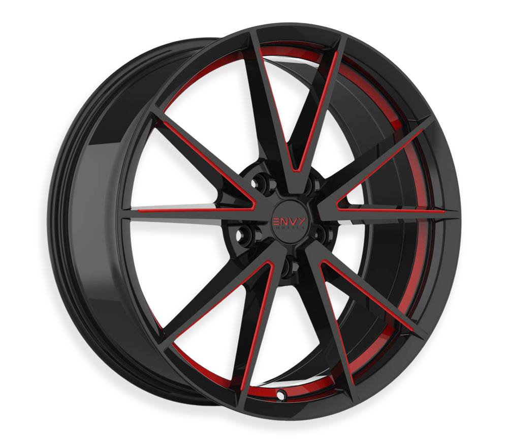 Envy EV-10 Alloy Wheel/Rim, Black/Red | Canadian Tire