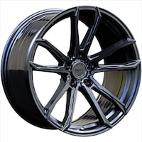 Envy FF-1 Alloy Wheel/Rim, Liquid Metal Front_Angled_Left
