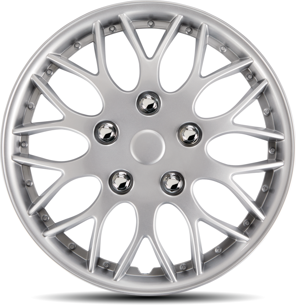 AutoTrends Wheel Cover, 970, Silver/Lacquer, 16in, 2pk Canadian Tire
