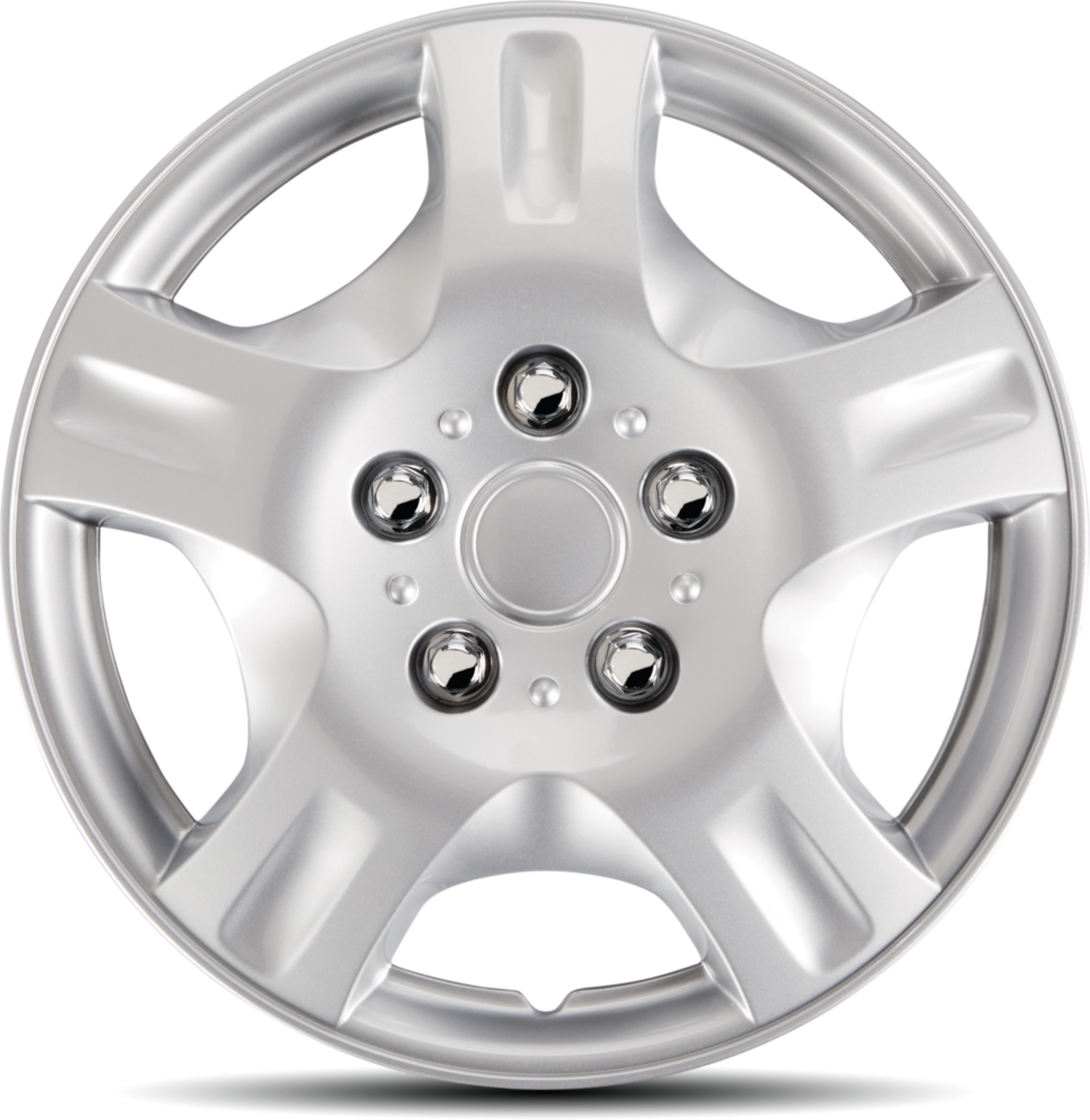 Enjoliveur de roue AutoTrends, 942, argent/laque, 15 po, paq. 4 Side_Left