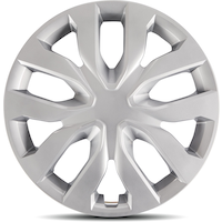 AutoTrends Shaft Wheel Cover/Hub Cap, Silver, 17-in, 4-pk