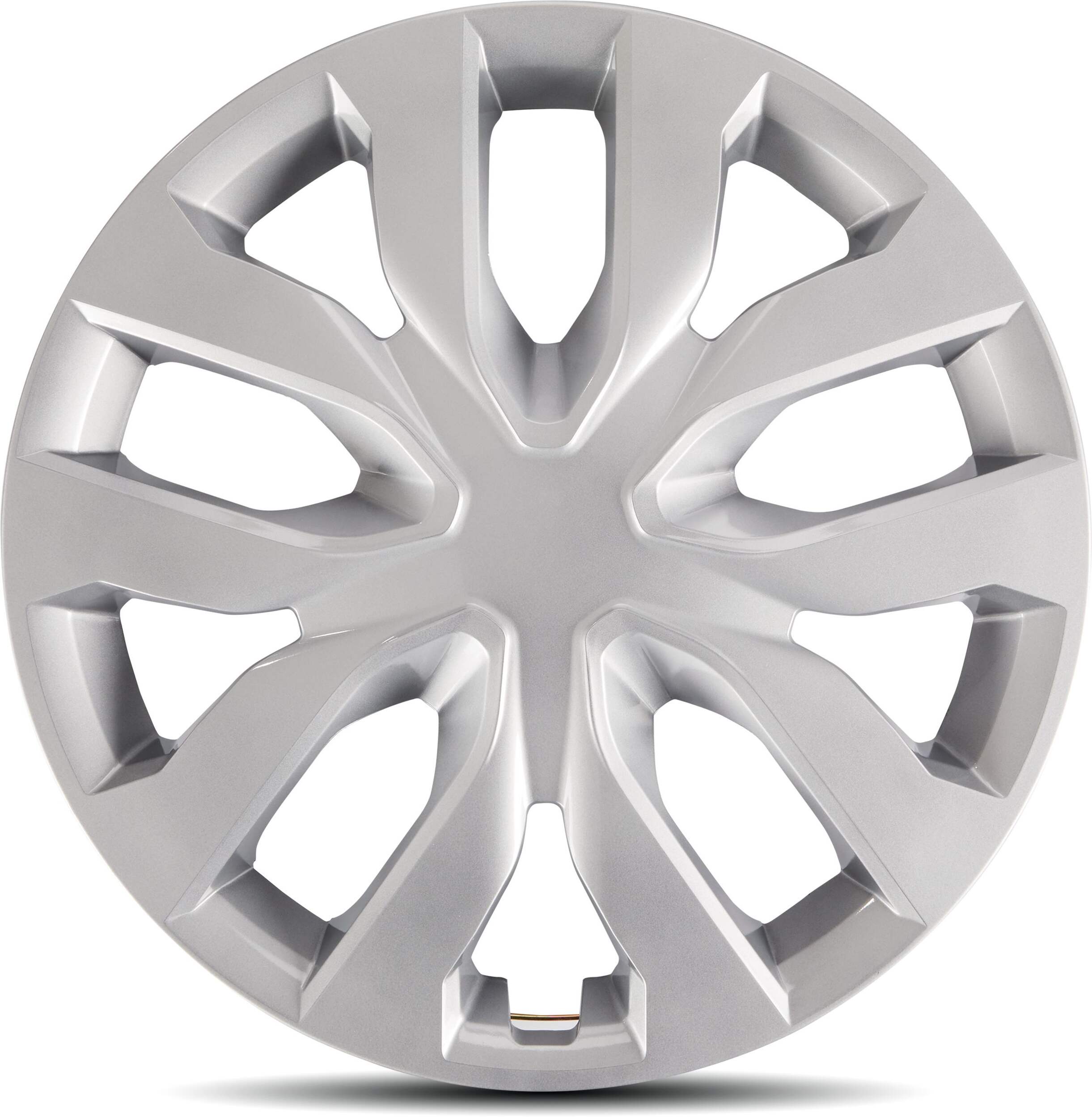 Enjoliveur de roue AutoTrends, argent, 17 po, paq. 4 Side_Left