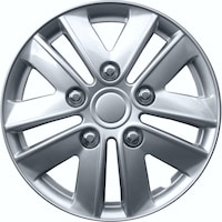 AutoTrends Wheel Cover, 991, Silver/Lacquer, 15-in, 4-pk Side_Left