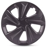 Enjoliveurs de roue AutoTrends 80-1606MB, noir mat, 16 po, paq. 4 Side_Left