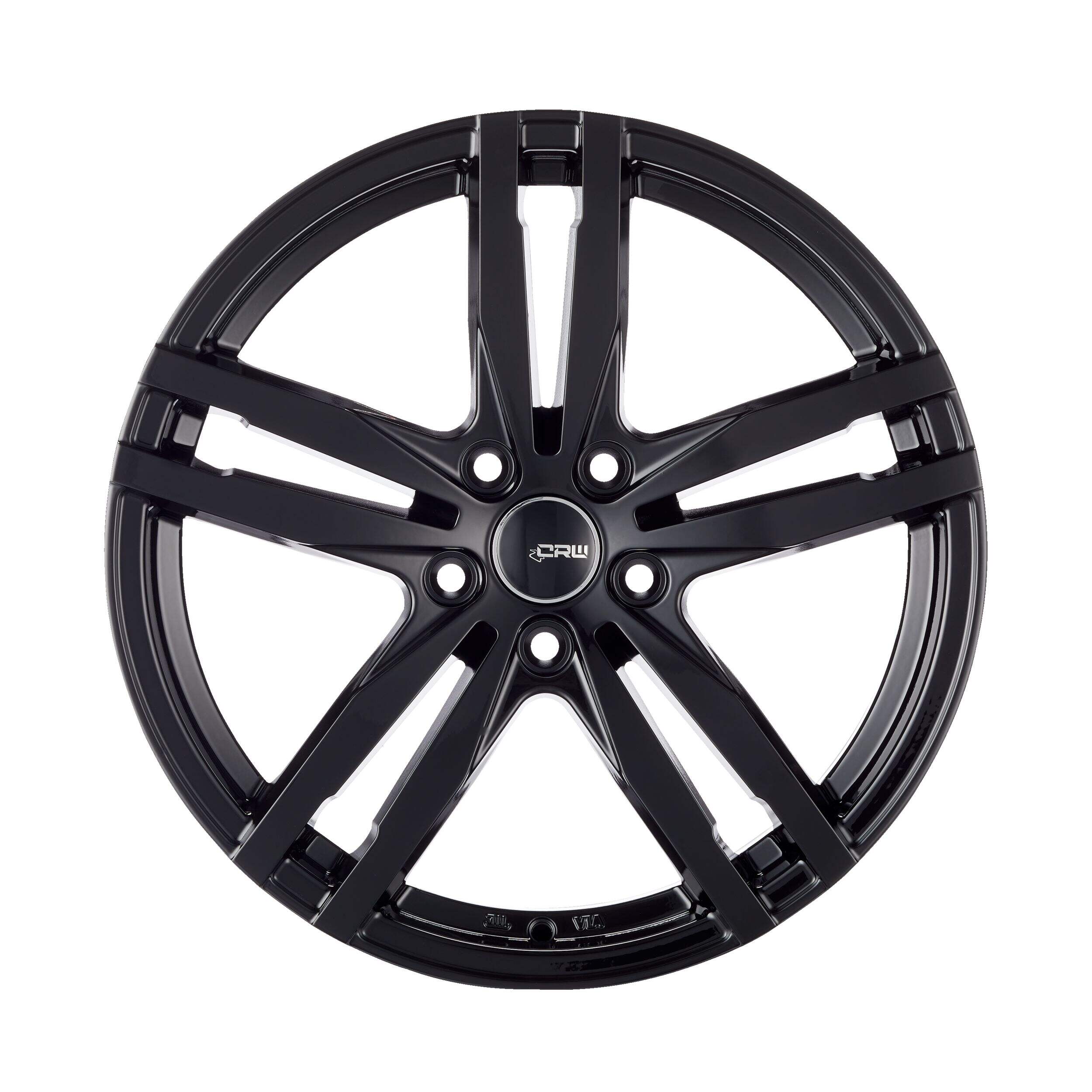CRW GT5 Alloy Wheel for Passenger/CUV/SUV, Gloss Black Side_Left