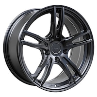Envy EV-5 Alloy Wheel, Matte Gunmetal Front_Angled_Left