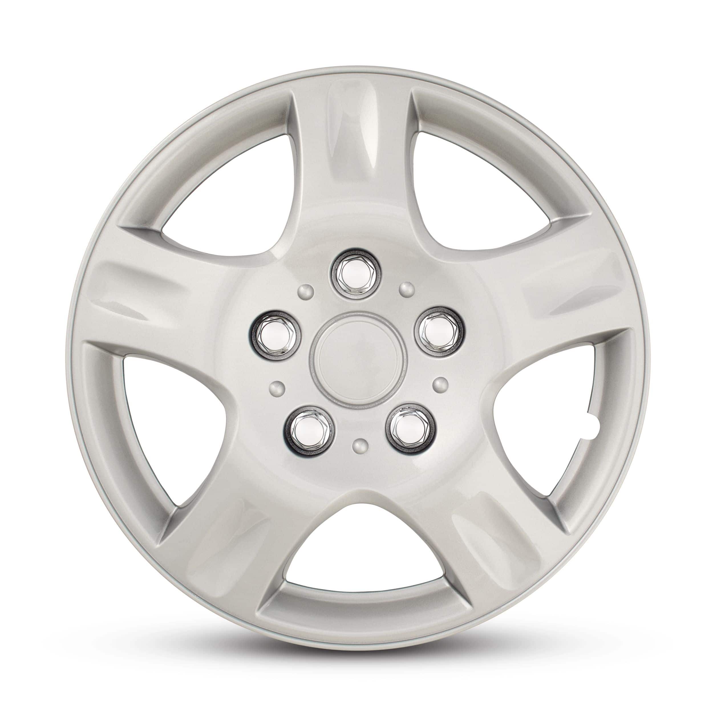 AutoTrends Wheel Cover, Silver 14-in, 4-pk