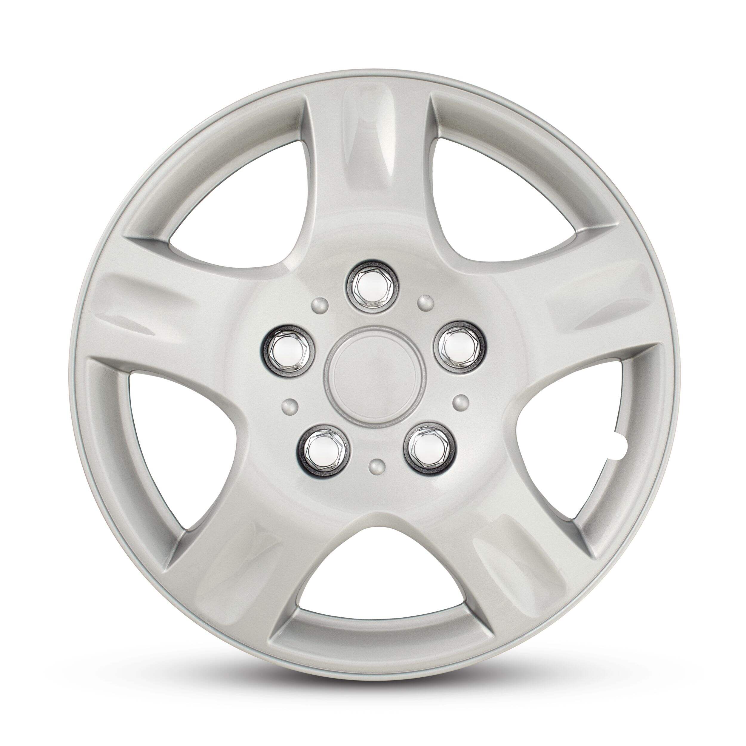 AutoTrends Wheel Cover/Hub Cap, Silver 16-in, 4-pk Side_Left