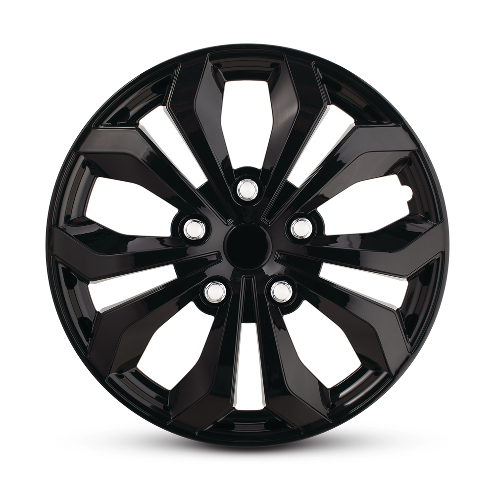 AutoTrends Wheel Cover, Gloss Black 15in, 4pk Canadian Tire