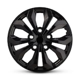 AutoTrends Wheel Cover/Hub Cap, Gloss Black 15-in, 4-pk Front_Flat