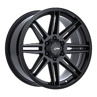 CRW GTX Alloy Wheel for Truck & SUV, Gloss Black Front_Angled_Left