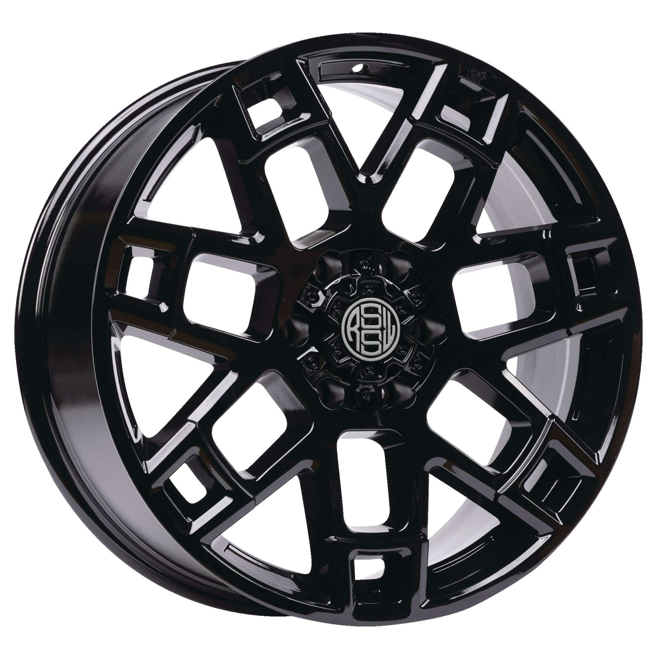 RSSW Trail Alloy Wheel/Rim, Gloss Black Front_Angled_Left