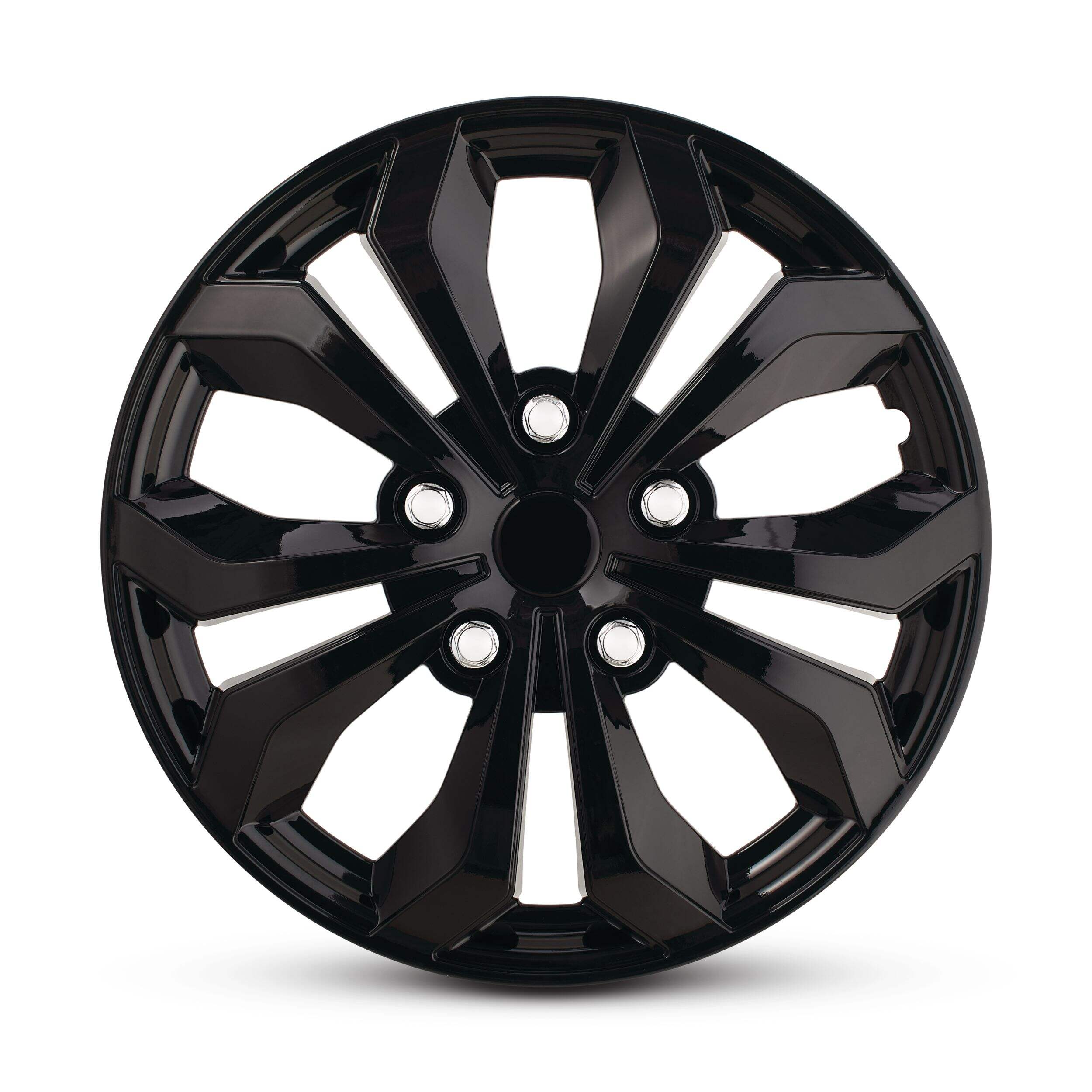 AutoTrends 80-1567 Wheel Cover/Hub Cap/Hub Cap, Black, 17-in, 4-pk Side_Right